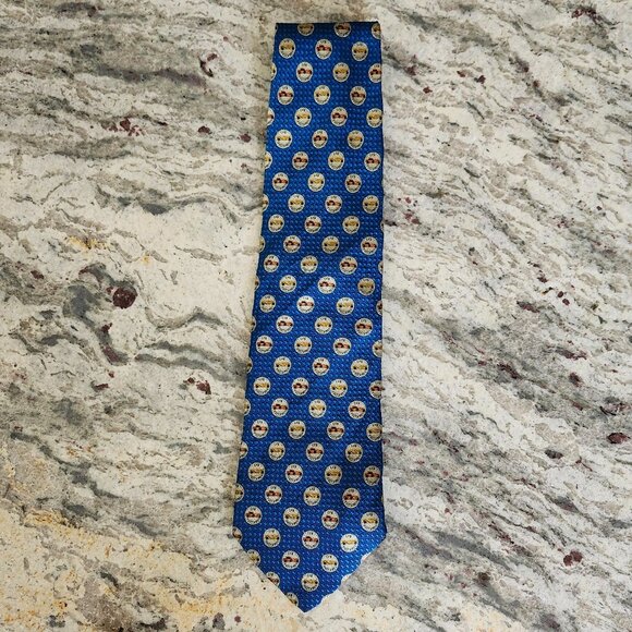 Ettore Bugatti  EB Collection Vintage Italian Silk Tie